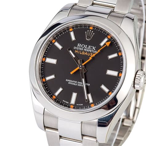 buy used rolex milgauss|Rolex Milgauss price used.